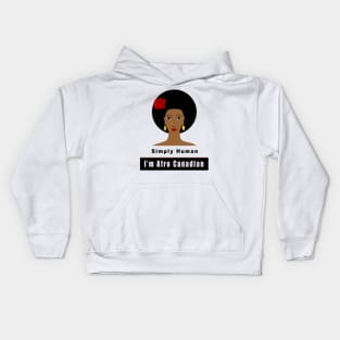 I'm Afro Canadian Kids Hoodie